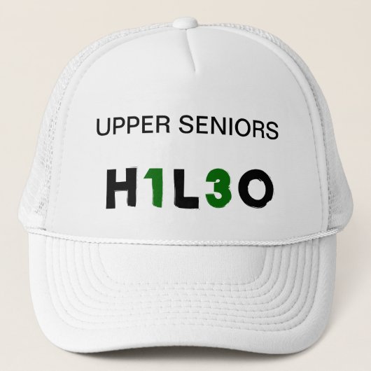 WEISS TRUCKERKAPPE (Vorderseite)