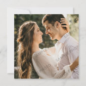 Weiß | UAWG | | Hochzeitswebsite Mitteilungskarte (Rückseite)