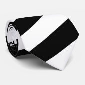 Weiß und andere gestreifte Krawatte (Gerollt)