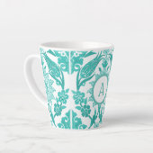 Weiß und Aquamarines Bauernhaus Blumenstrauß | Mon Milchtasse (Linke Ecke)