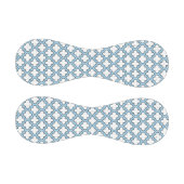 Weiß und Baby Blue Trellis, Gitter, Quatrefolie Baseball (Paneele)