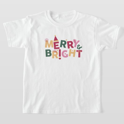 Weiß und blau farbig frohe Weihnachten T-Shirt (Ablage )