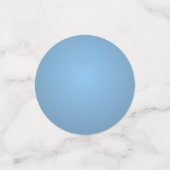 Weiß und Blau Konfetti (Klein Vorderseite)