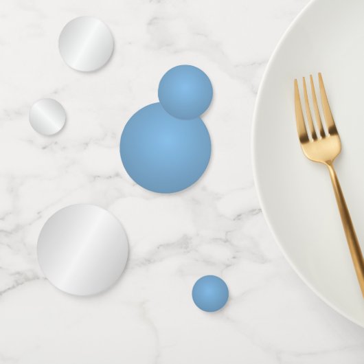 Weiß und Blau Konfetti (Gruppe)