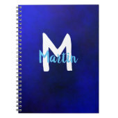 weiß und blau notizblock (Vorderseite)