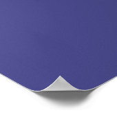 Weiß und blau (Personalisiert) auf Schiffen Poster (Ecke)