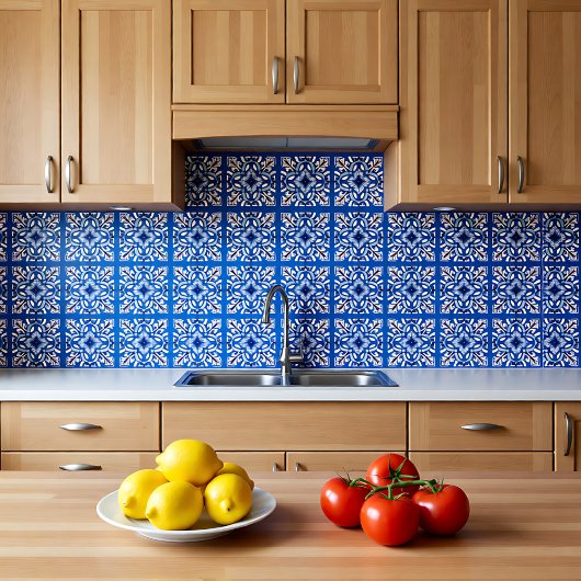🤍 💙 Weiß und Blau Porto Azulejos Fliese