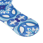 🤍 💙 Weiß und Blau Porto Azulejos Schneidebrett (Ecke)