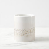 Weiß und braun kaffeetasse (Mittel)