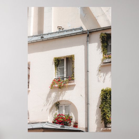 WEISS UND BROWN KONKRETE HÄUSER POSTER (Vorne)