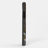 Weiß und Brown-Tiger-Stillstehen Case-Mate iPhone Hülle (Hinten/Rechts)