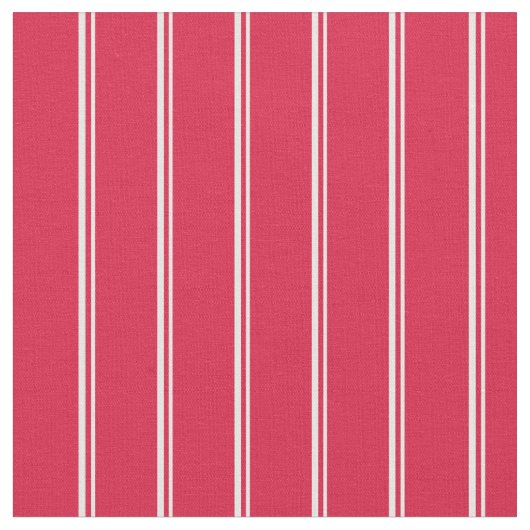 Weiß- und Crimson-Muster der Streifen Stoff (Nahaufnahme)