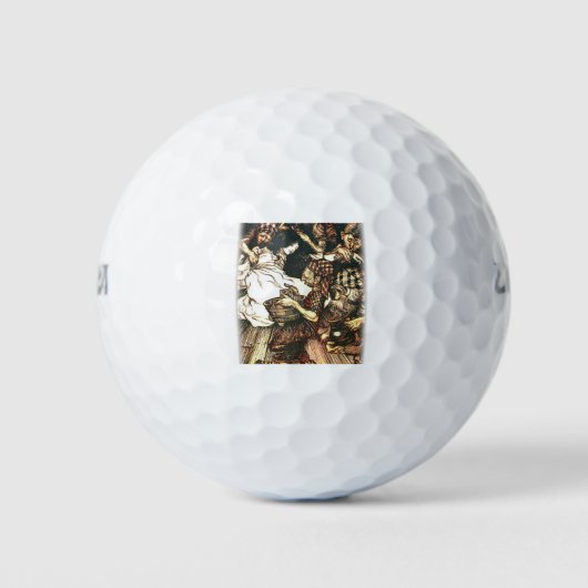 WEISS UND DIE SIEBEN DWARVEN GOLFBALL (Vorderseite)