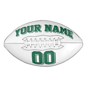 WEISS UND DUNKEL GREEN Custom Football