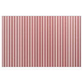 Weiß und dunkelrot gestrichenes Muster Stoff (Yard (91,4 cm))