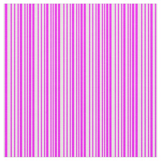 Weiß und Fuchsienfarbenes Streifenmuster Stoff (Nahaufnahme)