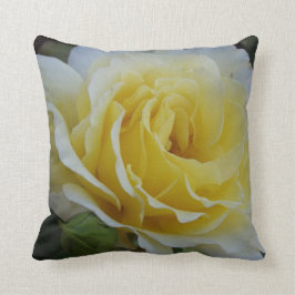 Weiß und Gelb Kissen