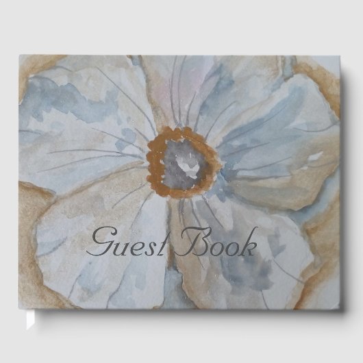 WEISS UND GOLD GÄSTEBUCH (Vorderseite)