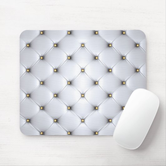 Weiß und goldfarben elegant mousepad (Mit Mouse)