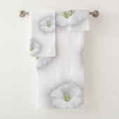 weiß und grau badhandtuch set (Insitu)