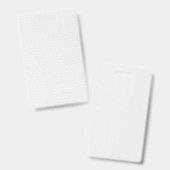 Weiß und grau geometrisches Muster mit Verriegelun Ausweis (Vorder- & Rückseite)