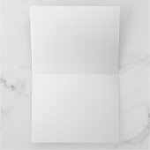 Weiß und grau geometrisches Muster mit Verriegelun Karte (Innenseite)