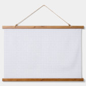 Weiß und grau geometrisches Muster mit Verriegelun Wandteppich Mit Holzrahmen (Vorderseite 3)