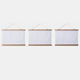 Weiß und grau geometrisches Muster mit Verriegelun Wandteppich Mit Holzrahmen