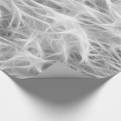 Weiß und Grau Geschenkpapier (Ecke)