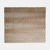 Weiß und grau gestreifte Spinnstoffe Fleecedecke (Vorderseite (Horizontal))