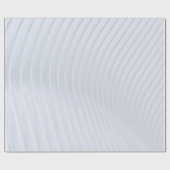 Weiß und grau gestreifte Spinnstoffe Geschenkpapier (Flach)