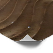 Weiß und grau gestreifte Spinnstoffe Poster (Ecke)