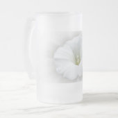 weiß und grau mattglas bierglas (Vorderseite Links)