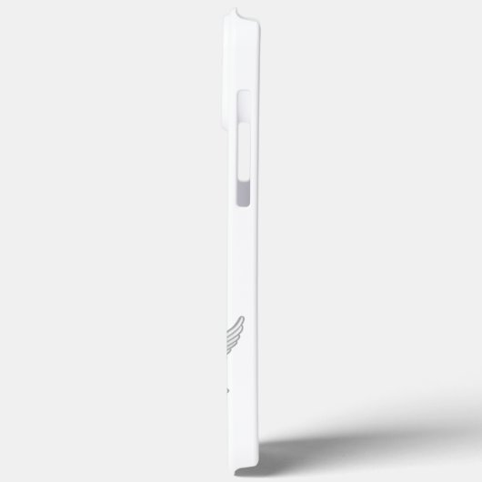 Weiß und Grau Moderne Goddess iPhone 13 Pro Hüllen (Rückseite / Links)