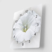 weiß und grau quadratische wanduhr (Winkel)