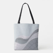 WEISS UND GRAUES GEBÄUDE TASCHE (Rückseite)