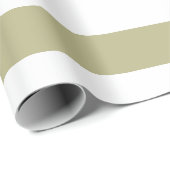 Weiß und grün, breiter Streifen Geschenkpapier (Rolleneckpunkt)