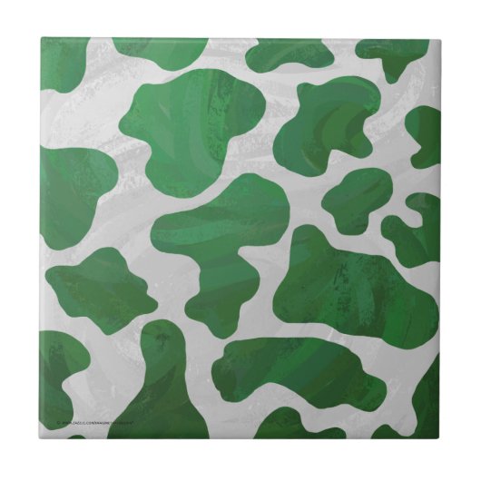 Weiß und grün fliese (Vorderseite)