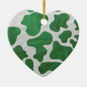 Weiß und grün keramikornament (Vorne)