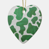 Weiß und grün keramikornament (Links)