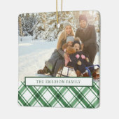 Weiß und grün keramikornament (Links)