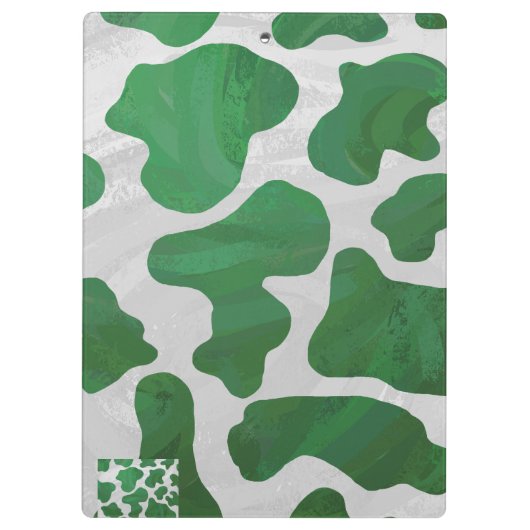 Weiß und grün klemmbrett (Rückseite)