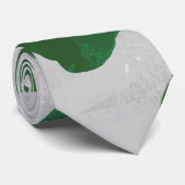 Weiß und grün krawatte (Gerollt)