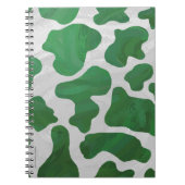 Weiß und grün notizblock (Vorderseite)