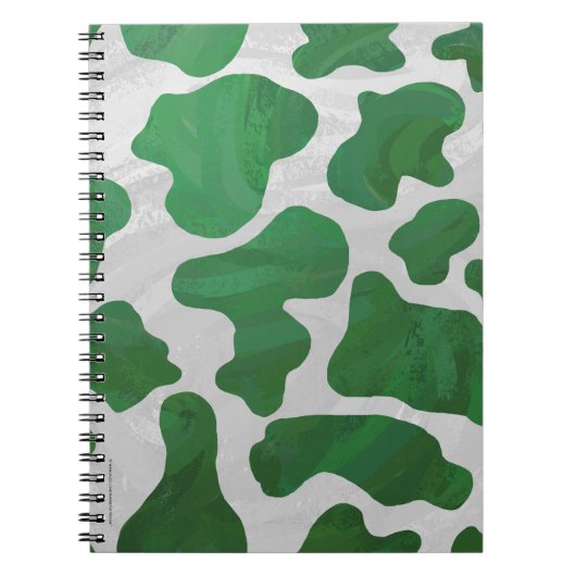 Weiß und grün notizblock (Vorderseite)