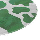 Weiß und grün schneidebrett (Ecke)