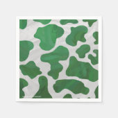 Weiß und grün serviette (Vorderseite)