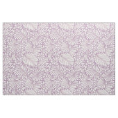 Weiß und Lavendel florales Barockmuster Stoff (Yard (91,4 cm))
