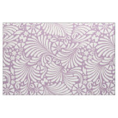 Weiß und Lavendel florales Barockmuster Stoff (Fat Quarter (45,7 x 55,9 cm))