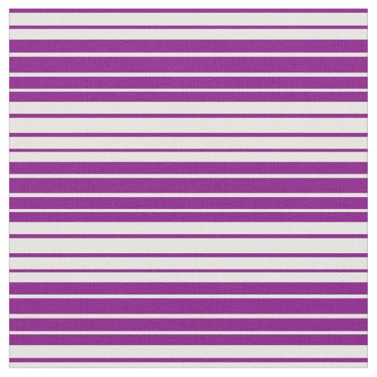 Weiß und Lila gestreiftes Muster Stoff (Nahaufnahme)
